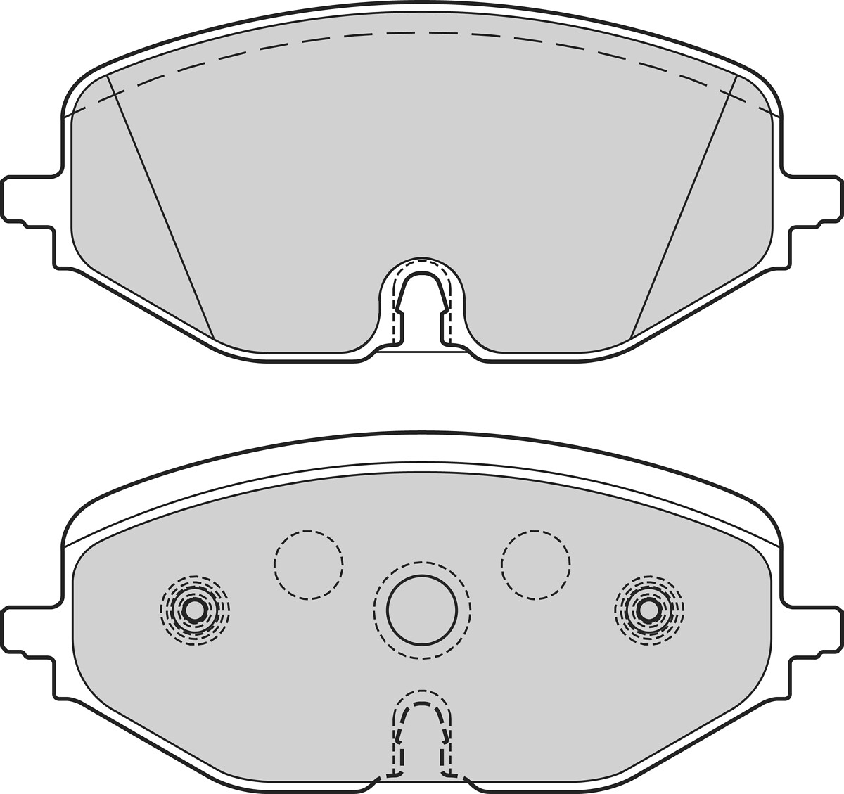 Jeu de 4 plaquettes de frein VALEO ref. 302773